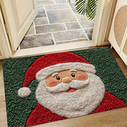 Christmas Door Mat Red Santa Claus Gingerbread Man Carpet New Year 9