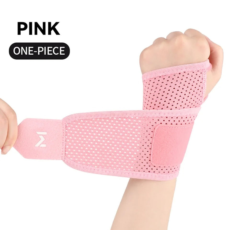 Adjustable Compression Sleeve Wrist Support for Gym, Breathable Carpal Tunnel Relief, Sports Injury Prevention,