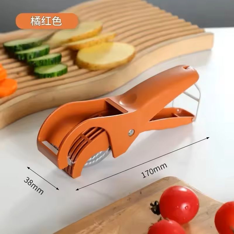Stainless Steel Vegetable  Fruit Slicer  MultiFunctional Salad Tool 1