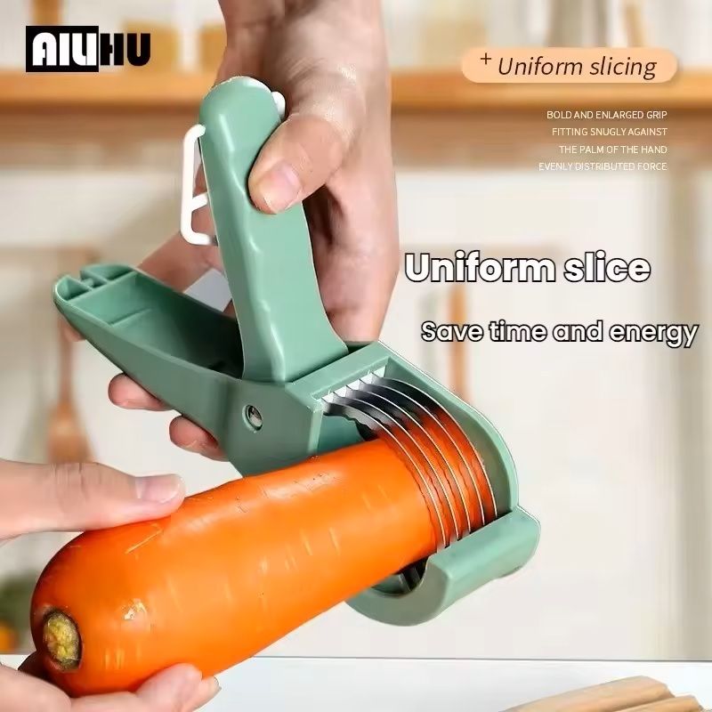 Stainless Steel Vegetable  Fruit Slicer  MultiFunctional Salad Tool 3