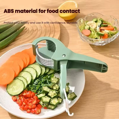 Stainless Steel Vegetable  Fruit Slicer  MultiFunctional Salad Tool 4