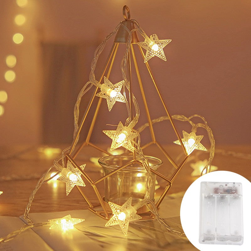 Outdoor LED String Lights Star Chain Bulb Fairy Lights For Home Garden Wedding Decor 5
