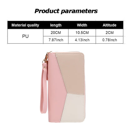 Fashion Zipper Wallets Womens Long Purses Handbags Coin Purse Cards Holder PU Leather Billfold Wall 1