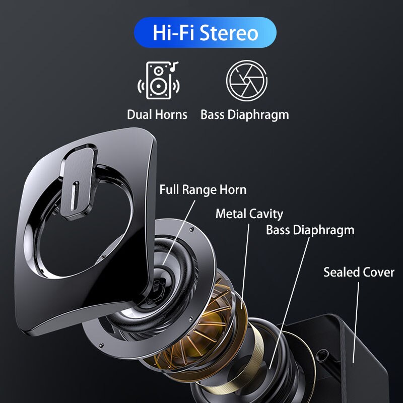 LED Light Stereo Speakers for PC Desktop with Microphone