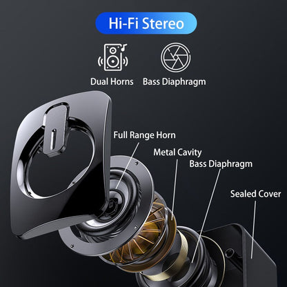 LED Light Stereo Speakers for PC Desktop with Microphone