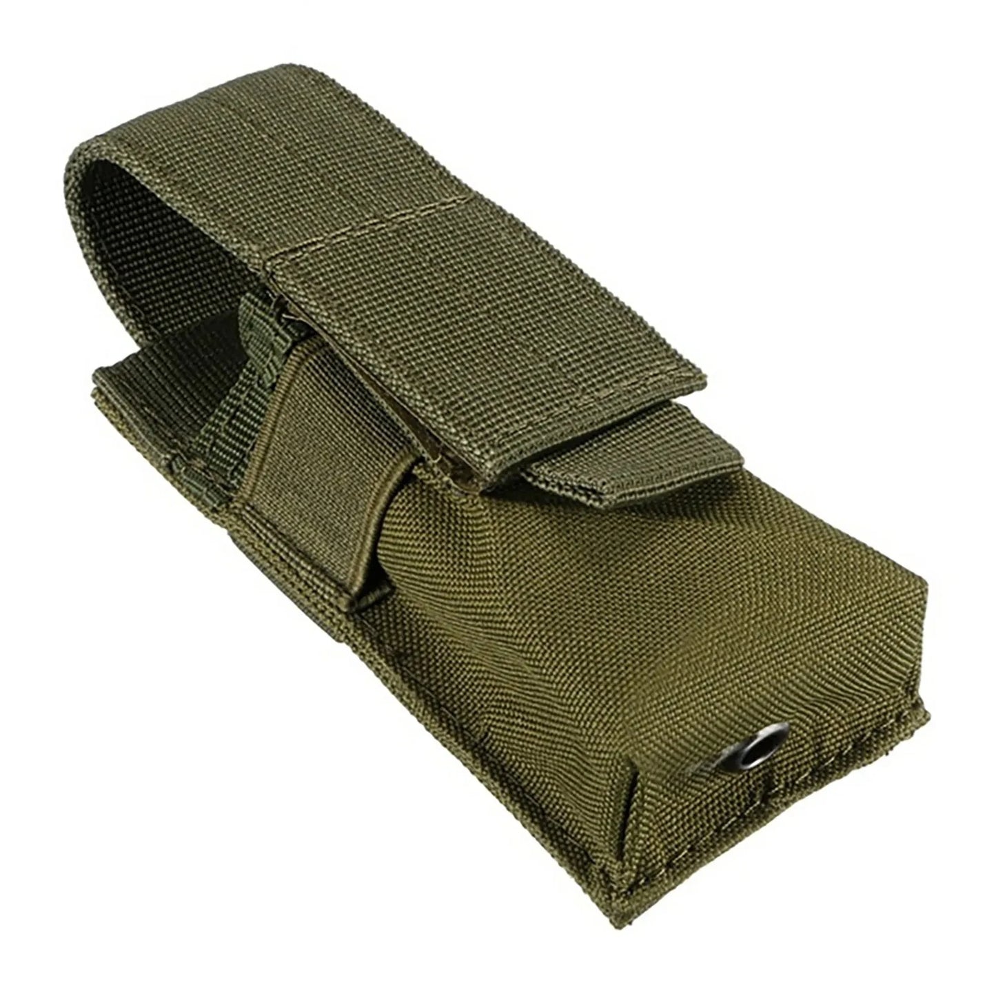 HeavyDuty EDC Torch Holder And Magazine Single Mag Bag Versatile Tactical Molle Flashlight Pouch Kn 7