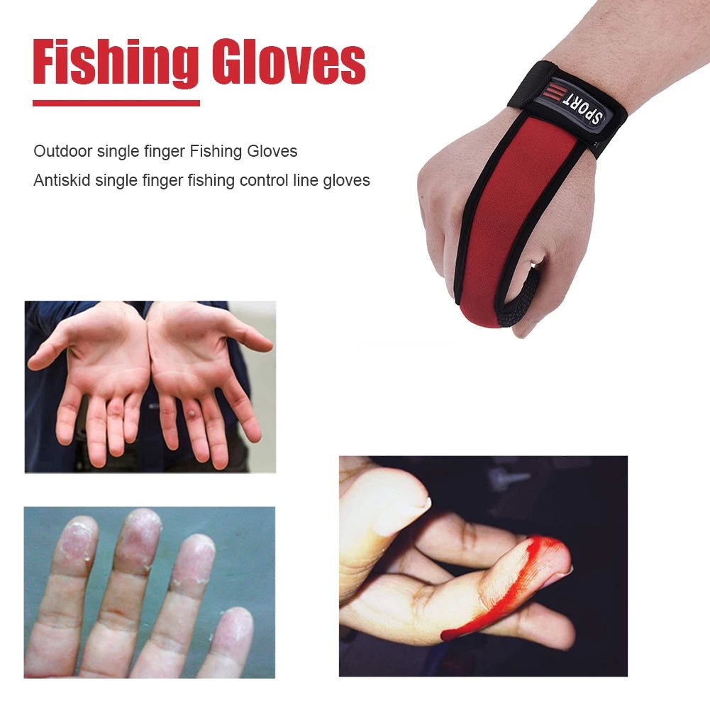 Essential Fingers Protector, Anti-Slip Anti-Cut Fishing Gloves, Breathable Gear for Carp Outdoor Fishing Tackle