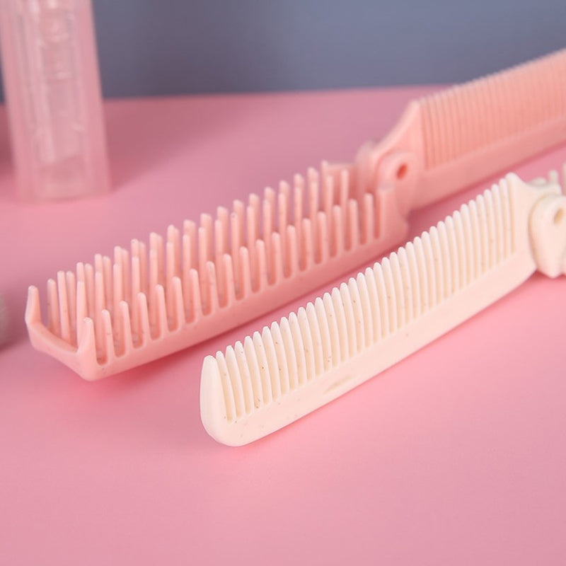 Foldable Hair Comb Portable Travel Hair Comb AntiStatic Hairdressing Styling Tool 2
