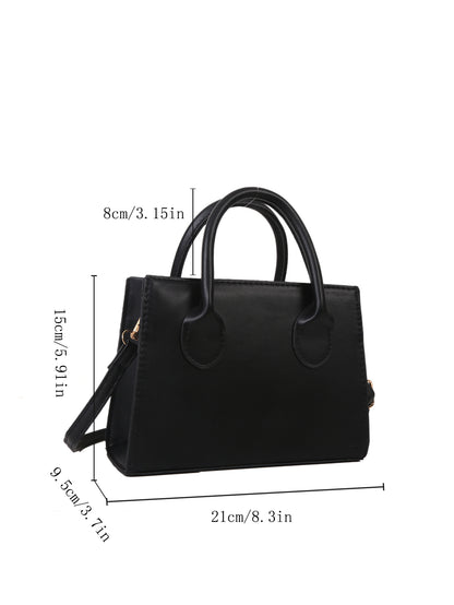 Luxury Designer Tote Handbag For Women PU Leather Large Capacity Shoulder Bag 3