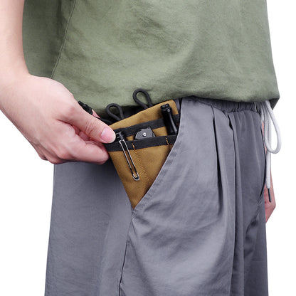 Rugged Mini Wallet Card Key Belt Waist Pack Camping, Kosibate Tactical EDC Molle Pouch Mini for Hiking Hunting Outdoor