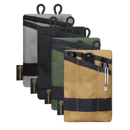 Rugged Mini Wallet Card Key Belt Waist Pack Camping, Kosibate Tactical EDC Molle Pouch Mini for Hiking Hunting Outdoor