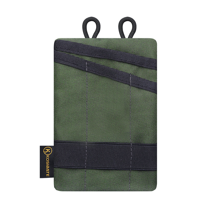 Rugged Mini Wallet Card Key Belt Waist Pack Camping, Kosibate Tactical EDC Molle Pouch Mini for Hiking Hunting Outdoor