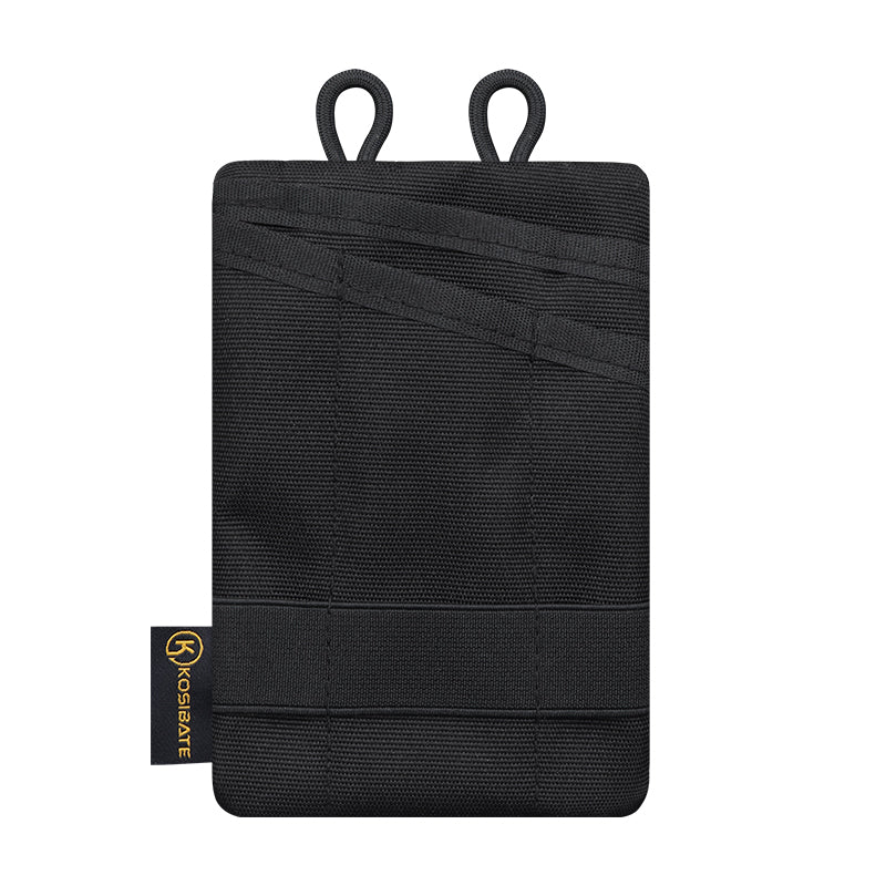 Rugged Mini Wallet Card Key Belt Waist Pack Camping, Kosibate Tactical EDC Molle Pouch Mini for Hiking Hunting Outdoor