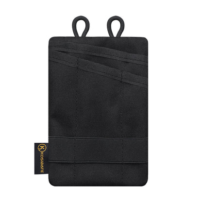 Rugged Mini Wallet Card Key Belt Waist Pack Camping, Kosibate Tactical EDC Molle Pouch Mini for Hiking Hunting Outdoor