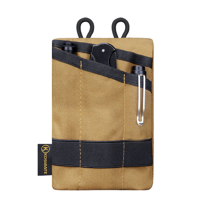 Rugged Mini Wallet Card Key Belt Waist Pack Camping, Kosibate Tactical EDC Molle Pouch Mini for Hiking Hunting Outdoor