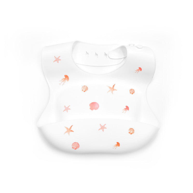 Waterproof Baby Bibs Silicone Bibs For Newborn Baby Feeding Tableware Toddler Feeding Bibs Bandana  3