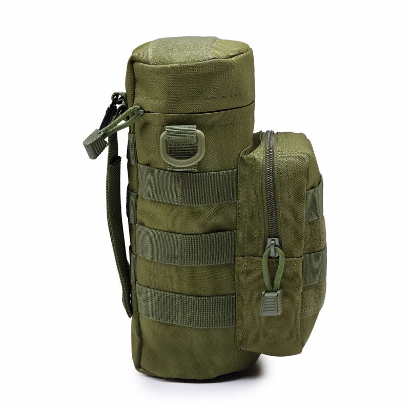 Premium Tactical Molle Water Bottle Pouch, Secure Holder Outdoor Sports Travel Camping Gear