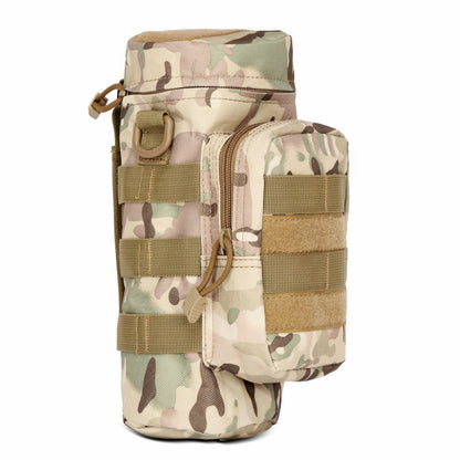 Premium Tactical Molle Water Bottle Pouch, Secure Holder Outdoor Sports Travel Camping Gear