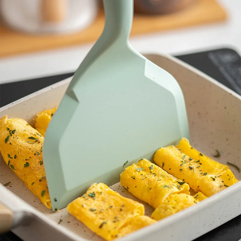 Nonstick Silicone Spatula For Omelettes Fried Eggs Pancakes Wide Mouth Kitchen Accessories Cooking  1