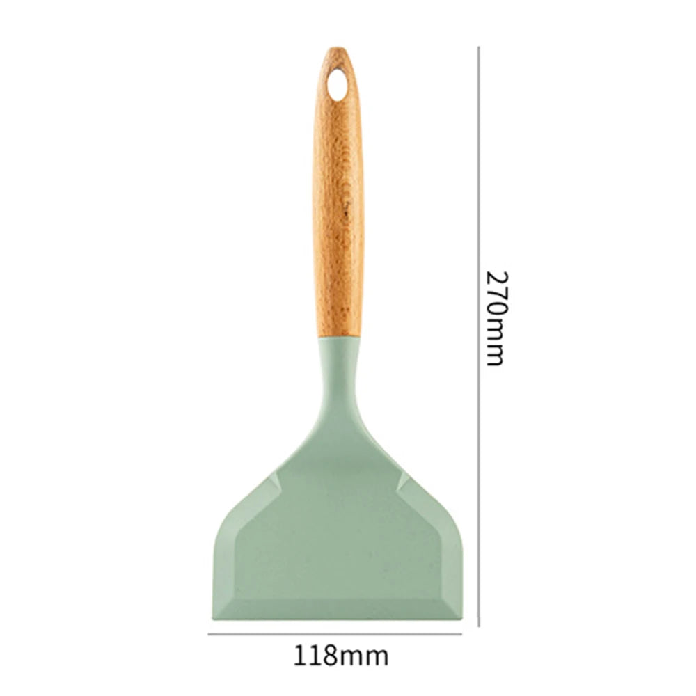 Nonstick Silicone Spatula For Omelettes Fried Eggs Pancakes Wide Mouth Kitchen Accessories Cooking  2