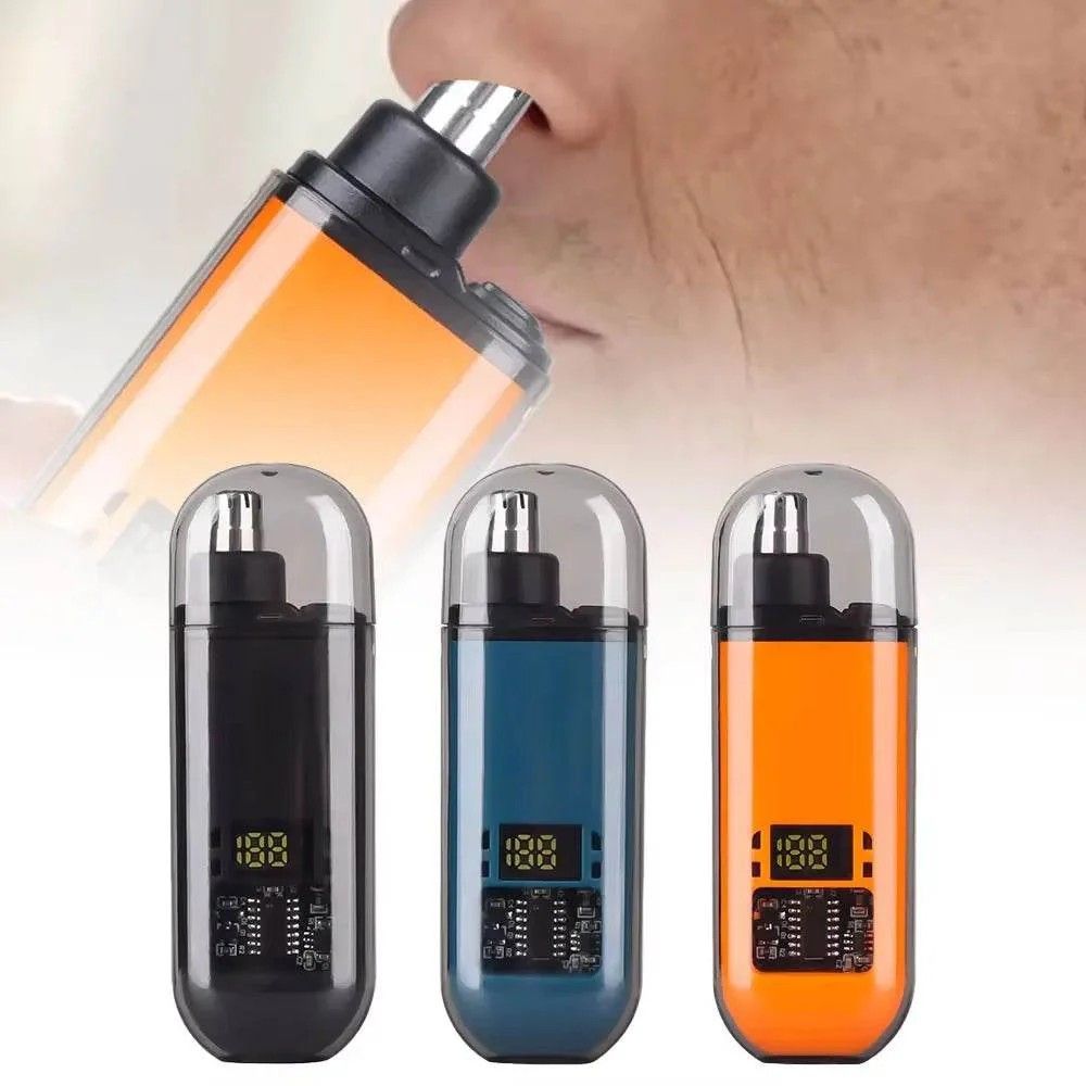 Mini USB Rechargeable Nose  Ear Hair Trimmer  Portable Grooming Tool For Men  Safe Precise TravelRe