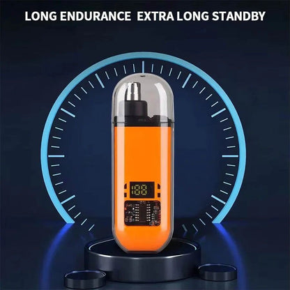 Mini USB Rechargeable Nose  Ear Hair Trimmer  Portable Grooming Tool For Men  Safe Precise TravelRe