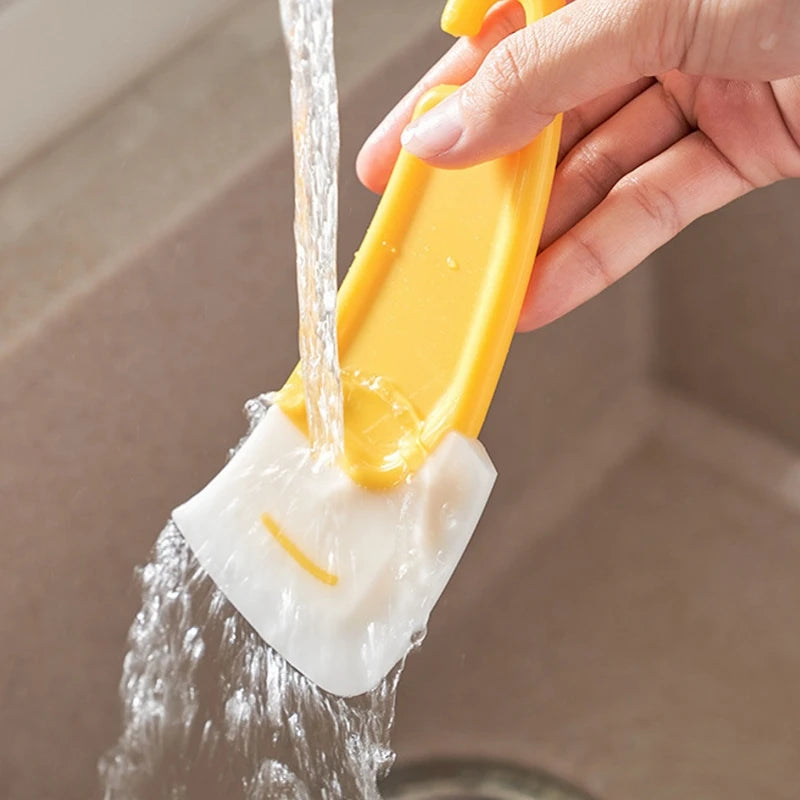 12Pcs Silicone Cleaning Spatula Kitchen Washing Scraper Cake Baking Scrapers Pot Dishes Cleaning To 3