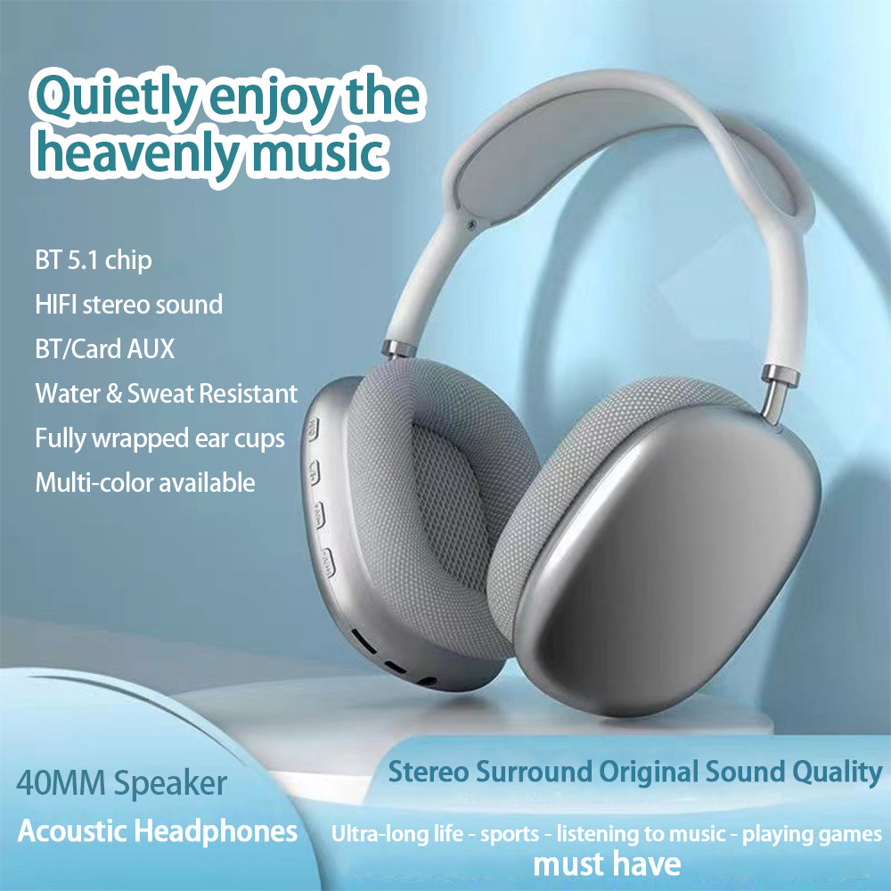 Wireless Bluetooth Headset Outdoor Sports Gaming Wireless Headphones With Mic Noise Cancelling Earb 2