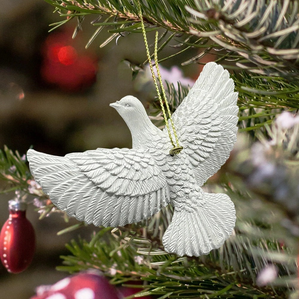 Style Friendship Doves Christmas Tree Ornament Resin Home Alone Best Gift For Someone Special 2