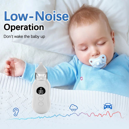 Electric Nose Cleaner Newborn Baby Speed Baby Nasal Aspirator Booger Mucus Sucker For Infant With L