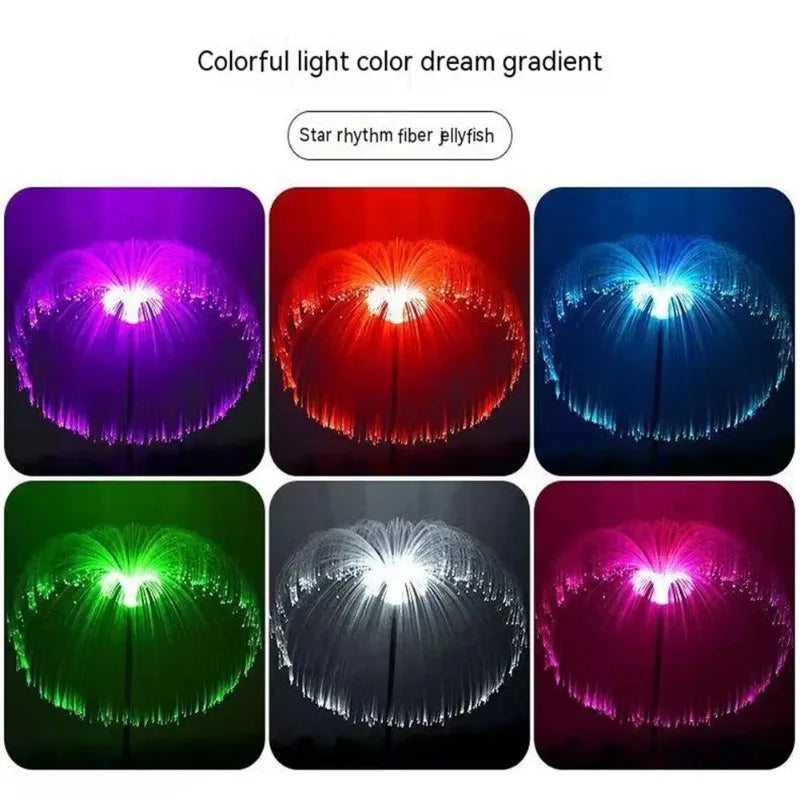 Solar Power Flowers Lamp For Wedding Party Outdoor Pathway Yard Lawn Decoration 2
