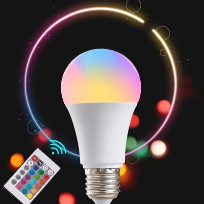 Remote Control Smart Lamp LED Multicolor RGB Bulb Dimmable Light 3