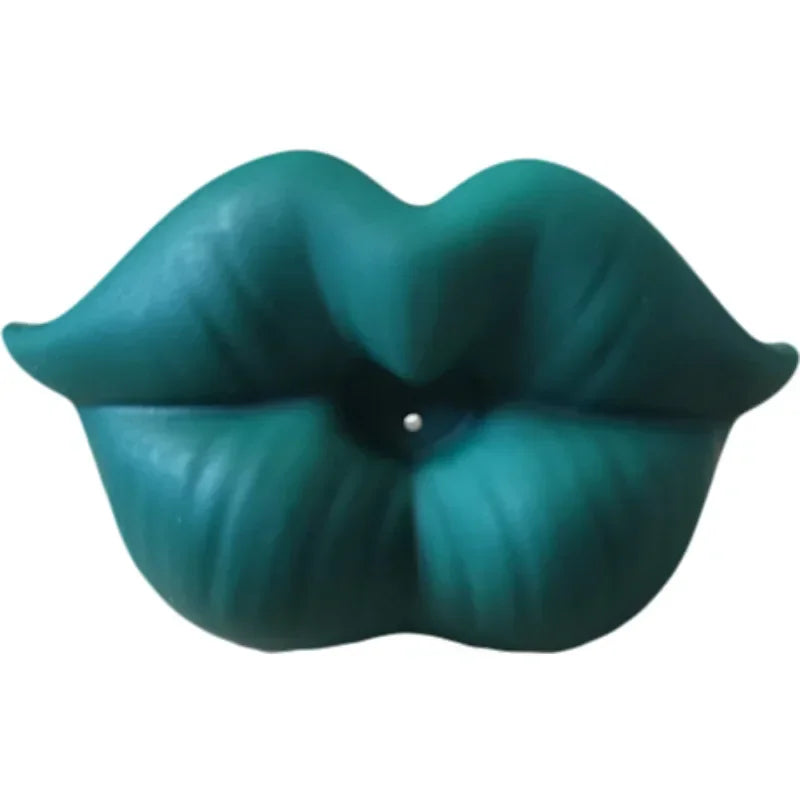 Baby Teether Silicone Funny Mustache Pacifier With Red Lips Orthodontic Nipple BPA Free 7