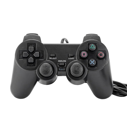 Wired Analog Controller Joystick Game Pad for Console, Dual Shock Vibration Wired Controller