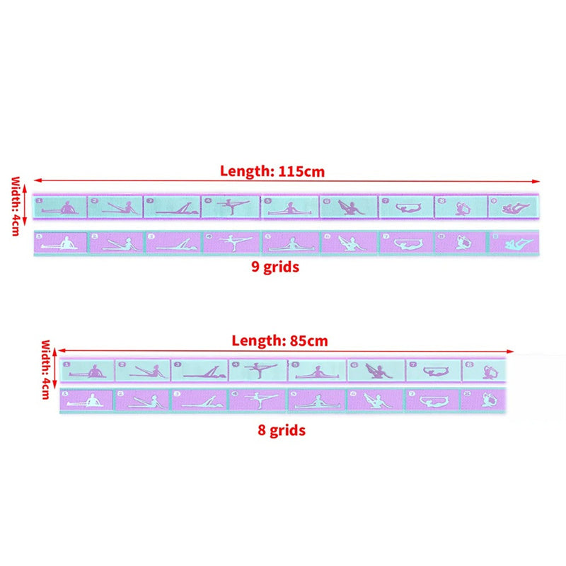 MultiFunctional Elastic Yoga Resistance Band Fitness Stretching Belt For Pilates Dance And Exercise 1