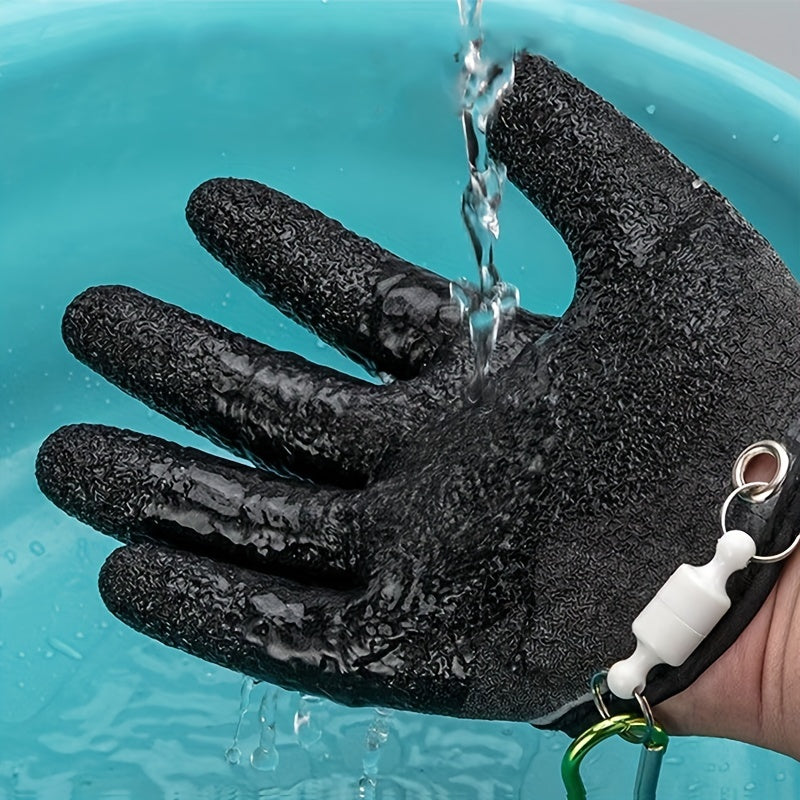 Heavy-Duty Release Anti-slip Waterproof Gear, Ultimate Fishing Catching Gloves Magnet for Secure Hook Removal