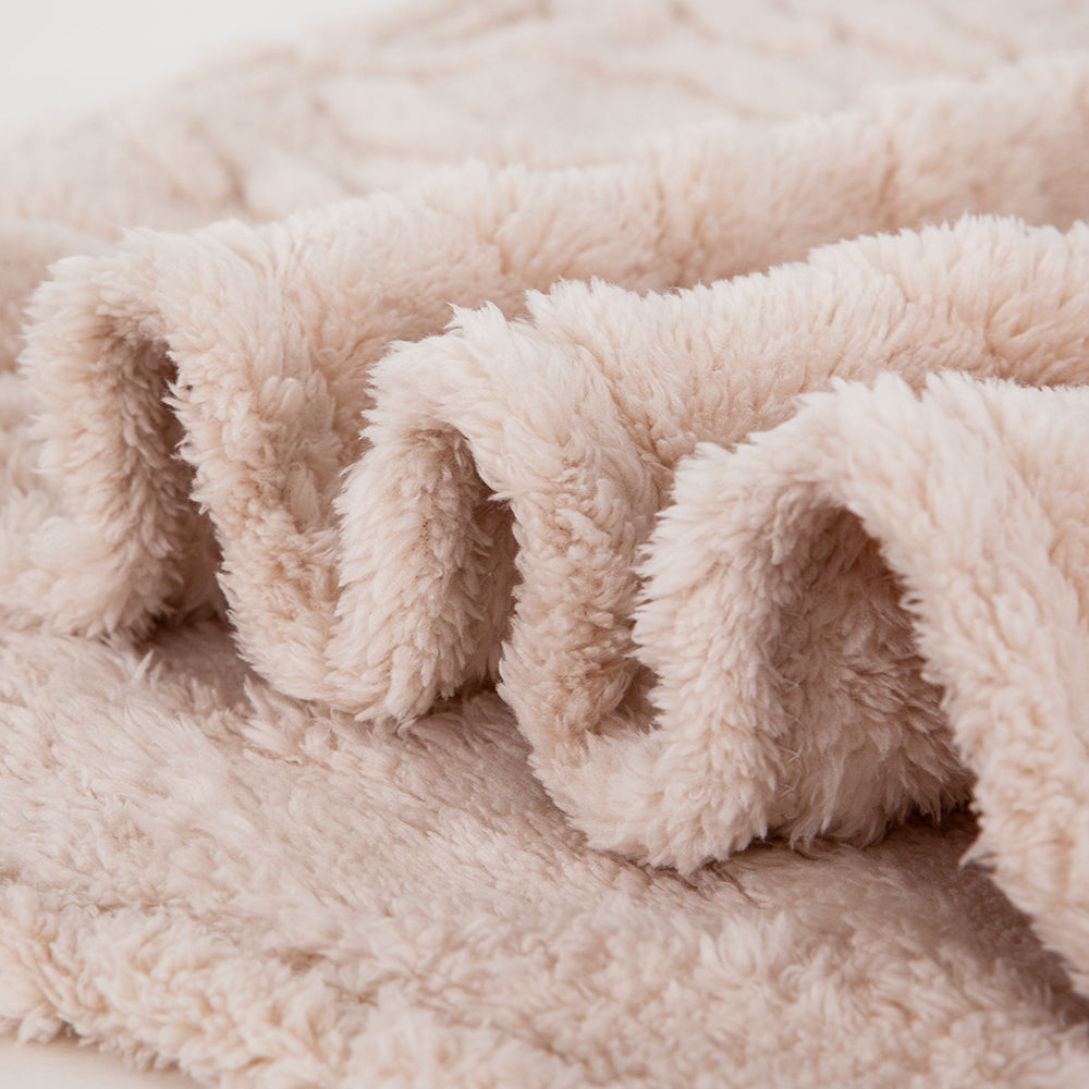 Children's Swaddle Blanket Winter Coral Velvet Soft Plush Quilt for Baby