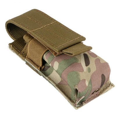 Duty-Ready Outdoor Hunting Waist Bag, Tactical Molle Flashlight Pouch, Magazine Single Mag Bag, Universal Torch Holder