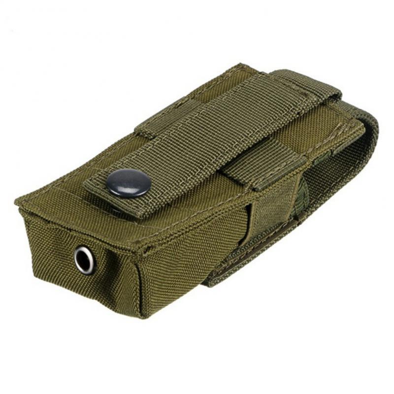 Duty-Ready Outdoor Hunting Waist Bag, Tactical Molle Flashlight Pouch, Magazine Single Mag Bag, Universal Torch Holder
