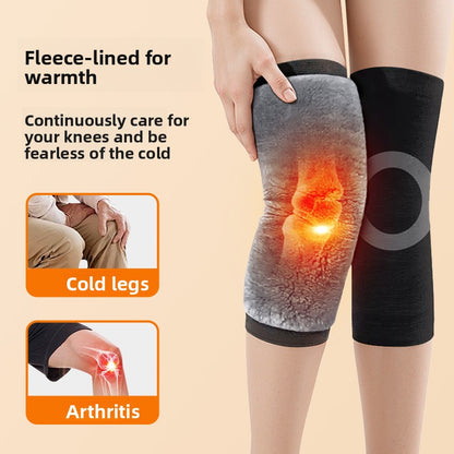 FurLike Fabric Knee Covers For Leg Warmer Premium Winter Warm Knee Sleeves Soft Comfortable Adjusta 2