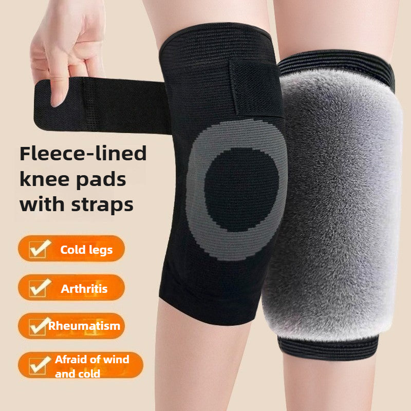 FurLike Fabric Knee Covers For Leg Warmer Premium Winter Warm Knee Sleeves Soft Comfortable Adjusta 3