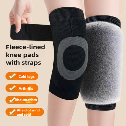 FurLike Fabric Knee Covers For Leg Warmer Premium Winter Warm Knee Sleeves Soft Comfortable Adjusta 3