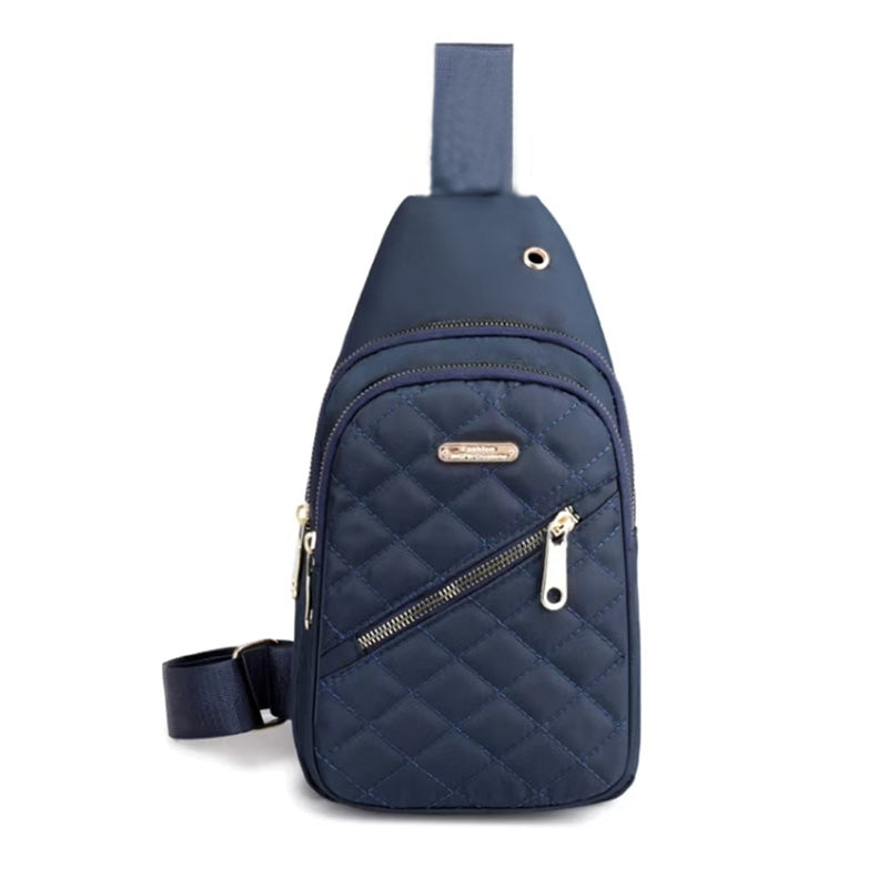 Travel Backpack For Men And Women Multi Color Slanted Fabric Neutral Style Nylon Material Bag 8