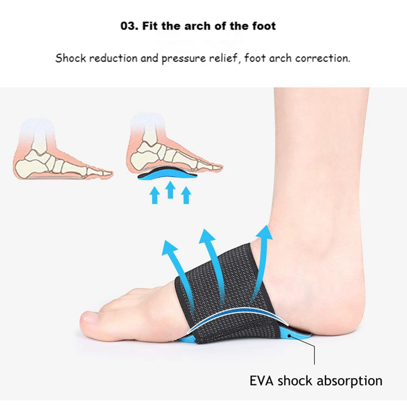 Valgus Sports Insole Foot Inserts Accessories Flat Feet Arch Support Orthopedic Relief Insoles For  3