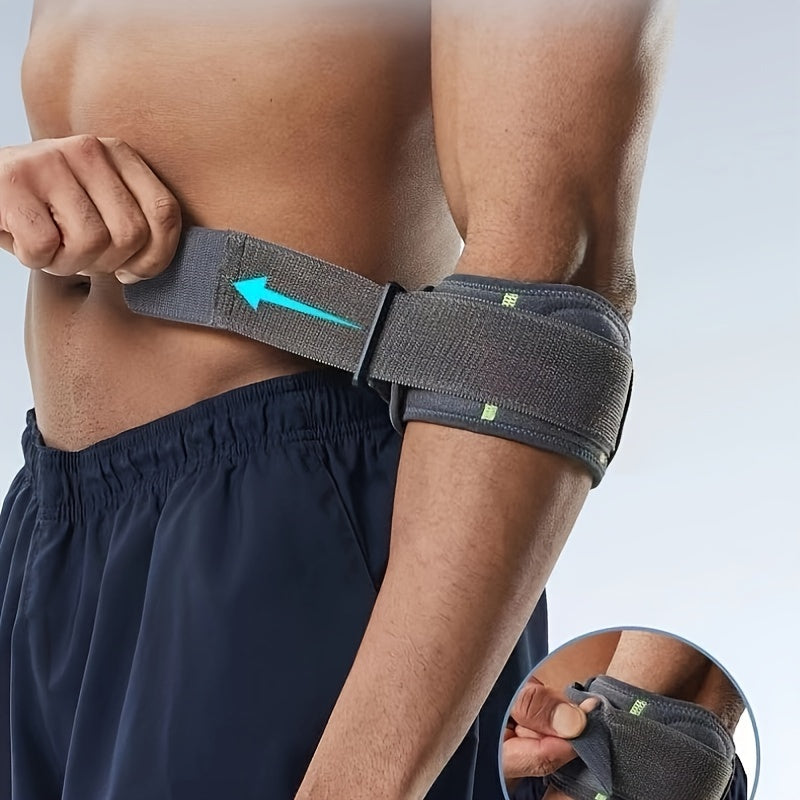 Adjustable Basketball Tennis Elbow Support Effective Pain Syndrome Epicondylitis Brace Golfers Stra