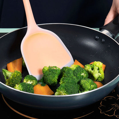 Silicone Kitchen Ware Nonstick Set Cooking Spatula Fish Frying Tools Scoop  Shovel 1