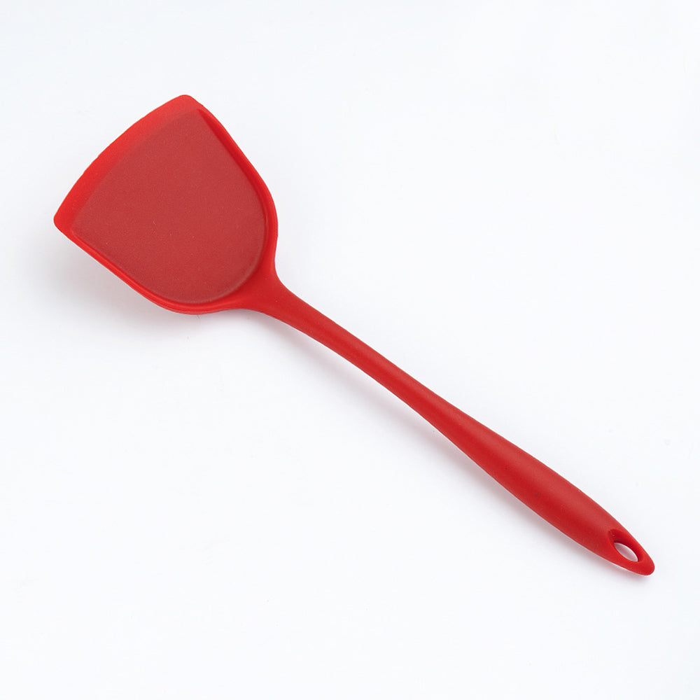 Silicone Kitchen Ware Nonstick Set Cooking Spatula Fish Frying Tools Scoop  Shovel 4