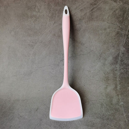 Silicone Kitchen Ware Nonstick Set Cooking Spatula Fish Frying Tools Scoop  Shovel 6