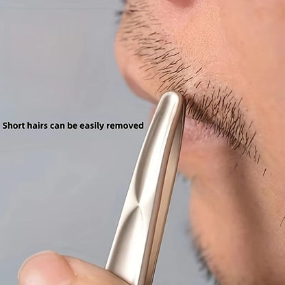 Premium RoundHead Precision Tweezers For Eyebrow  Facial Hair Removal 3