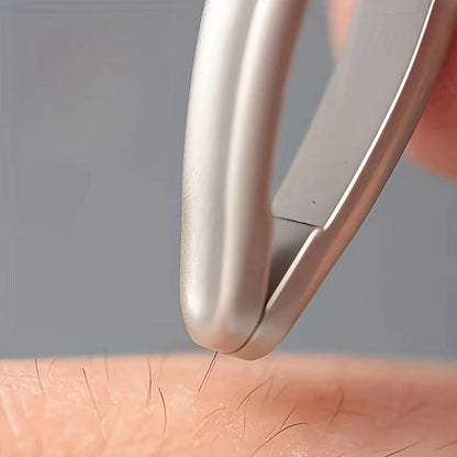 Premium RoundHead Precision Tweezers For Eyebrow  Facial Hair Removal 4